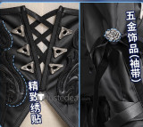 Black Rock Shooter FRAGMENT Elishka Rose of the Abyss Black Cosplay Costume