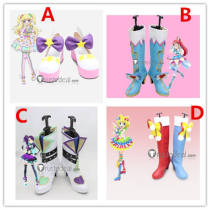 Prism Paradise PriPara Shion Todo Mikan Shiratama Yui Yumekawa Mirei Minami Cosplay Shoes Boots