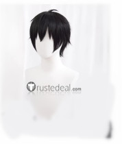 Blue Exorcist Okumura Yukio Black Brown Cosplay Wig