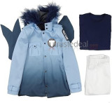 Servamp Kuro Sleepy Ash Blue Gradient Cosplay Costume