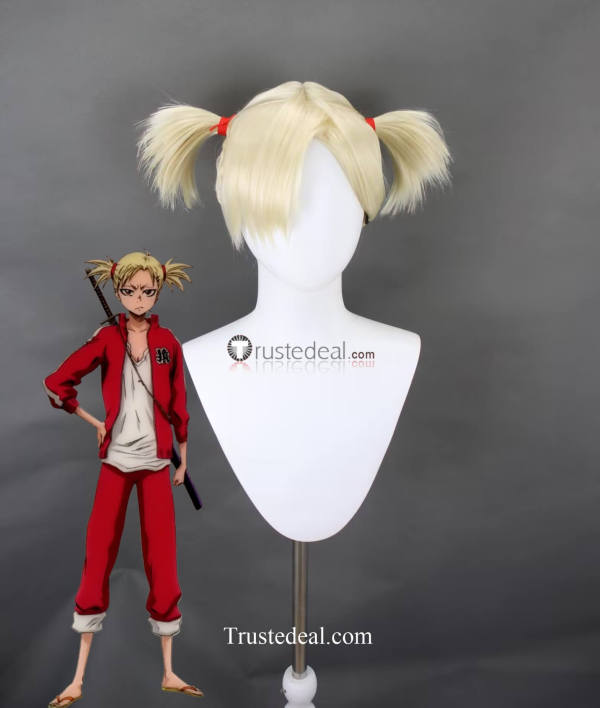 Bleach Sarugaki Hiyori Blonde Styled Cosplay Wig