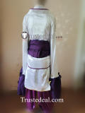 Pokemon Mienshao Gijinka White Purple Kimono Cosplay Costume