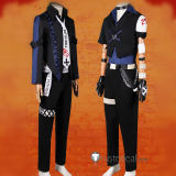 Katekyo Hitman Reborn Tsunayoshi Sawada Black Cosplay Costume