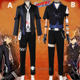 Katekyo Hitman Reborn Tsunayoshi Sawada Black Cosplay Costume