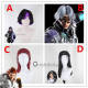 Tekken 8 Reina Lee Chaolan Hwoarang Jun Kazama Black Red Purple Silver Styled Cosplay Wig