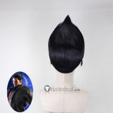 Tekken Jin Kazama and Kazuya Mishima Black Spiky Styled Cosplay Wig