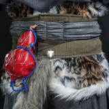 Black Myth Wukong The Destined One Tiger Skirt Cosplay Costume