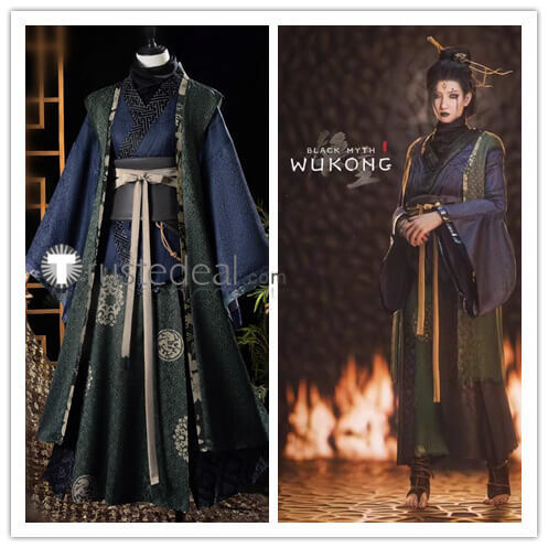 Black Myth Wukong Spider Women The Fourth Sister Cosplay Costume