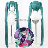 Vocaloid Pokemon feat. Hatsune Miku Project Voltage Team Rocket Muse Dash Jasmine Miku Cosplay Wig