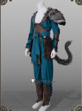 Black Myth Wukong Blue Armor Cosplay Costume