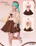 iCOS Vocaloid Autumn Date Hatsune Miku Cosplay Costume