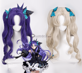 Fate Grand Order FGO Space Ereshkigal Purple Blonde Ponytails Cosplay Wig