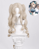 Fate Grand Order FGO Space Ereshkigal Purple Blonde Ponytails Cosplay Wig
