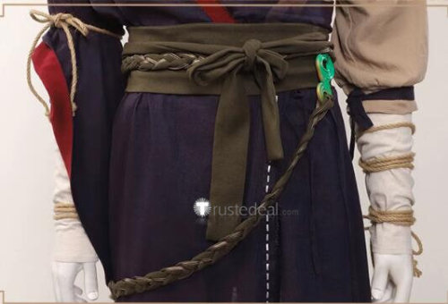 Black Myth Wukong Zhiduo Blue Robe Cosplay Costume