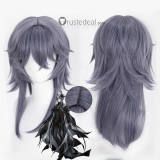 Arknights Viviana Droste the Candle Knight Logos Grey Blonde Cosplay Wig