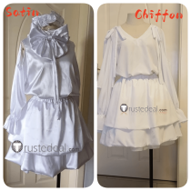 Alien Stage Sua Kids White Cosplay Costume