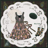 Miss Point ~The Kitty in the Frame Christmas Lolita Fullset