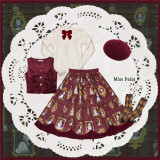 Miss Point ~The Kitty in the Frame Christmas Lolita Fullset