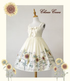 Sunflower Slight High Waist Lolita JSK/OP