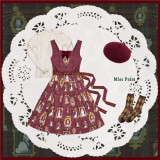 Miss Point ~The Kitty in the Frame Christmas Lolita Fullset