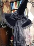 Dark Rose Lace Halloween Lolita Witch Hat
