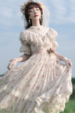 Miss Point ~The Beauty of Spring Flower Wall Lolita OP - Size 2XL In Stock