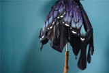 Butterfly Effect ~Punk Halloween Lolita High Waist JSK - Silver Gray Long Version M - In Stock