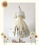 Sunflower Slight High Waist Lolita JSK/OP