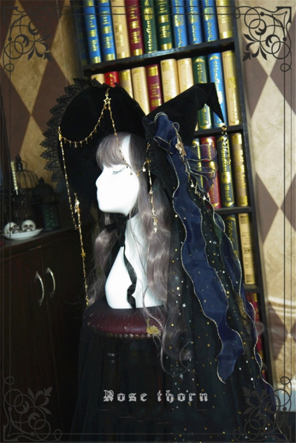 Witch's Astrology~ Lolita Hat For Halloween - In Stock