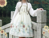Sunflower Slight High Waist Lolita JSK/OP