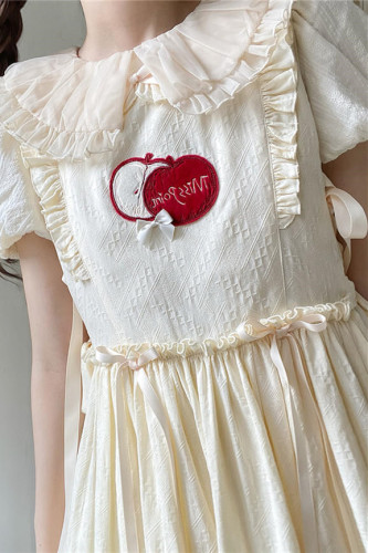 Miss Point ~Little Fox in Woods Cotton Lolita Overall