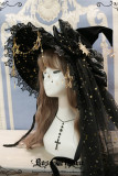 Rose Thorn  Polar Night Sky Halloween Lolita Witch Hat