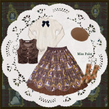 Miss Point ~The Kitty in the Frame Christmas Lolita Fullset