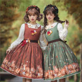 Miss Point ~Little Fox in Woods Daily Wear Lolita Jumper Dress