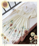 Sunflower Slight High Waist Lolita JSK/OP