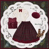 Miss Point ~The Kitty in the Frame Christmas Lolita Fullset