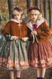 Miss Point ~Little Fox in Woods Sweet Lolita Coat and Cape