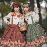 Miss Point ~Little Fox in Woods Cotton Lolita Blouse