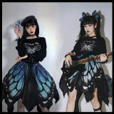 The Butterfly Effect ~Punk Halloween Lolita Skirt