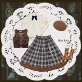 Miss Point ~The Kitty in the Frame Christmas Lolita Fullset