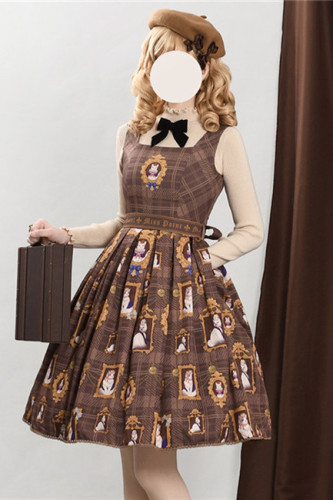 Miss Point ~The Kitty in the Frame Christmas Lolita Fullset