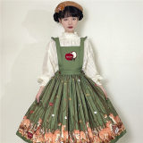 Miss Point ~Little Fox in Woods Classic Lolita Salopette/Skirt