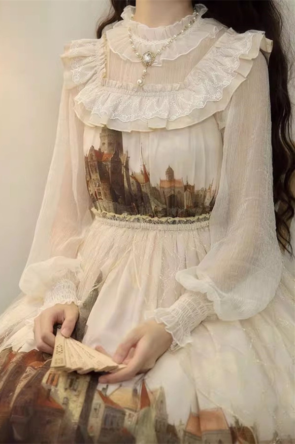 Cheese Cocoa Long Sleeves Inner Blouse