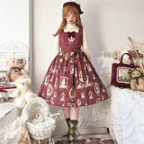 Miss Point ~The Kitty in the Frame Christmas Lolita Fullset