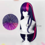 My Little Pony Friendship Is Magic Rarity Fluttershy Applejack Twilight Sparkle Princess Luna Blue Purple Pink Cosplay Wig