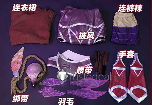 League of Legends LOL Xayah Original Cosplay Costume