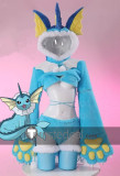 Pokemon Gijinka Espeon Umbreon Vaporeon Fluffy Hoodie Claw Cosplay Costume