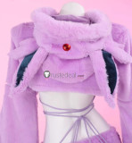 Pokemon Gijinka Espeon Umbreon Vaporeon Fluffy Hoodie Claw Cosplay Costume