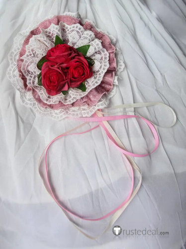 Umineko no Naku Koro ni When They Cry Furudo Erika Lolita Pink Red Cosplay Costume