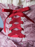 Umineko no Naku Koro ni When They Cry Furudo Erika Lolita Pink Red Cosplay Costume